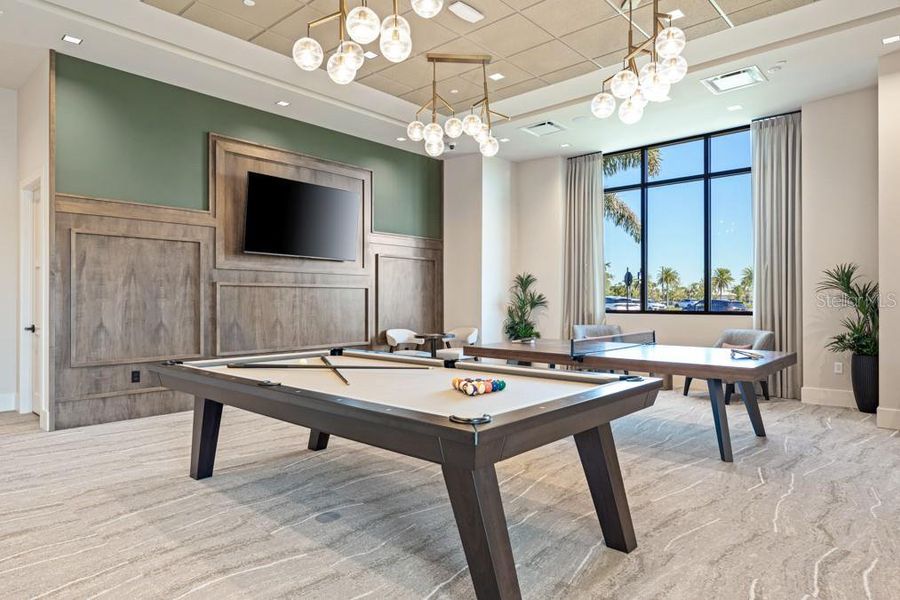 Furnished interior view inside a new home in Esplanade at Azario Lakewood Ranch, Bradenton (Image 14).