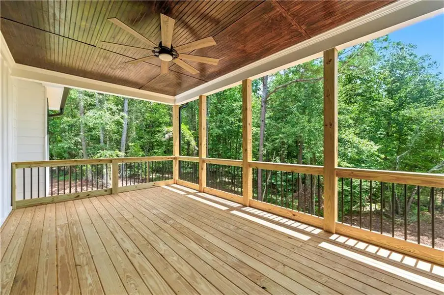 Exterior details and patio area of a home in , Ball Ground (Image 3).