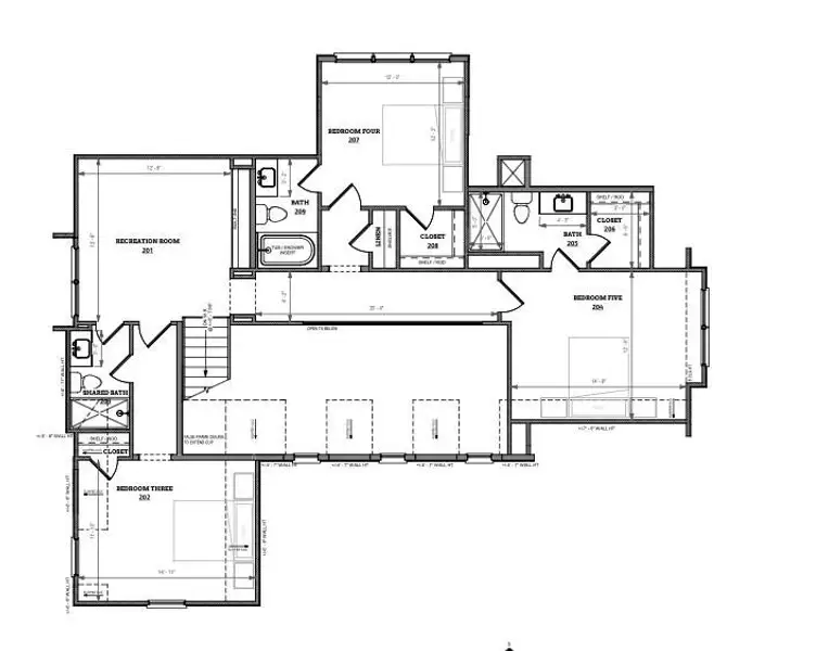 Second Level Floor Plan