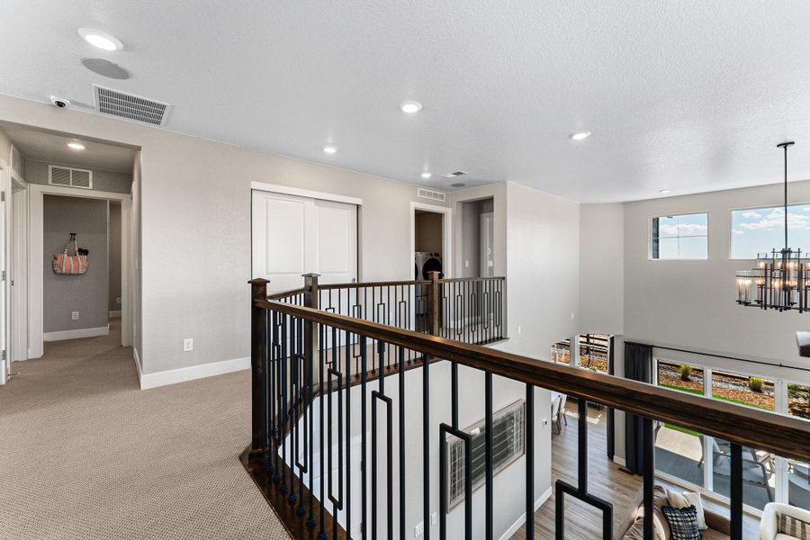 Representative furnished interior of a home built from the Windsor by Taylor Morrison in Macanta, Castle Rock (Image 33). Representative furnished interior of a home built from the Windsor by Taylor Morrison in Macanta, Castle Rock (Image 33).