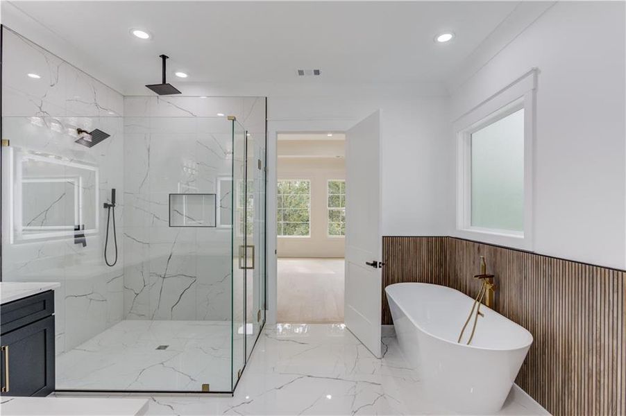 Furnished interior view inside a new home in , Buford (Image 5).