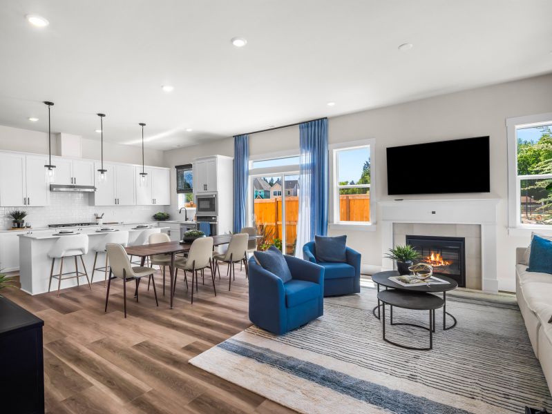 Representative furnished interior of a home built from the Ladd by Risewell Homes in Elevon, Lavon (Image 3). Representative furnished interior of a home built from the Ladd by Risewell Homes in Elevon, Lavon (Image 3).