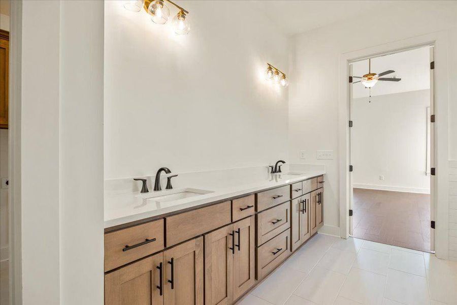 Furnished interior view inside a new home in Brooks Pond, Cumming (Image 6).