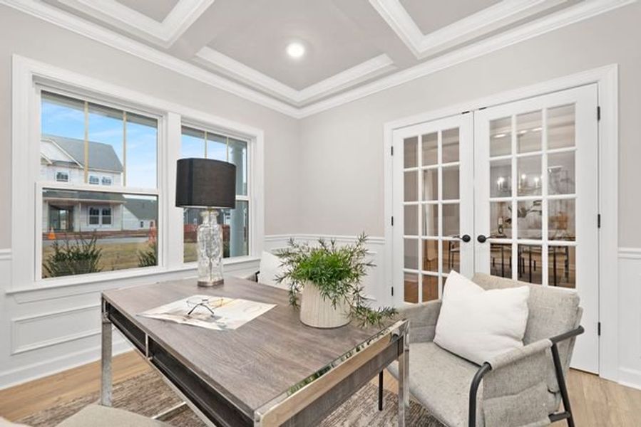 Representative furnished interior of a home built from the Kensington by True Homes in Stonebridge Fairways, Monroe (Image 9).