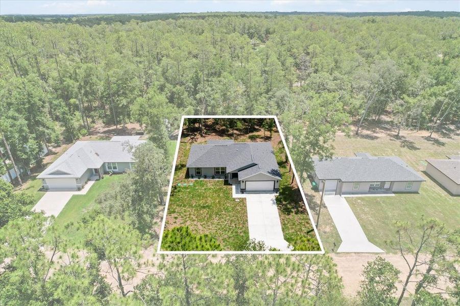 Front exterior of a new home in , Citrus Springs, FL, highlighting curb appeal (Image 19).