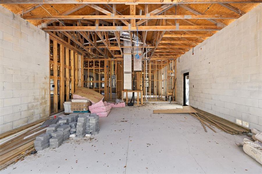 In-progress construction of a new home in , Kissimmee, FL (Image 15).