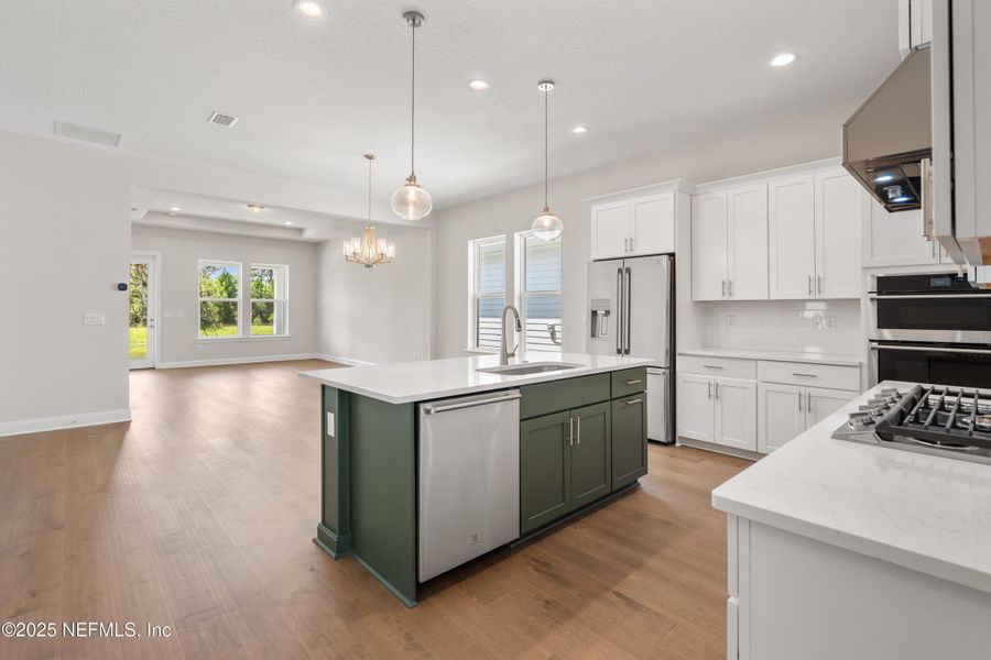 Furnished interior view inside a new home in Madeira, St. Augustine (Image 11).