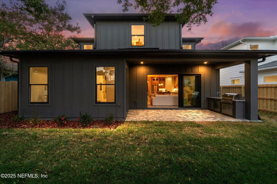 Exterior details and patio area of a home in , Jacksonville Beach (Image 22). Exterior details and patio area of a home in , Jacksonville Beach (Image 22).