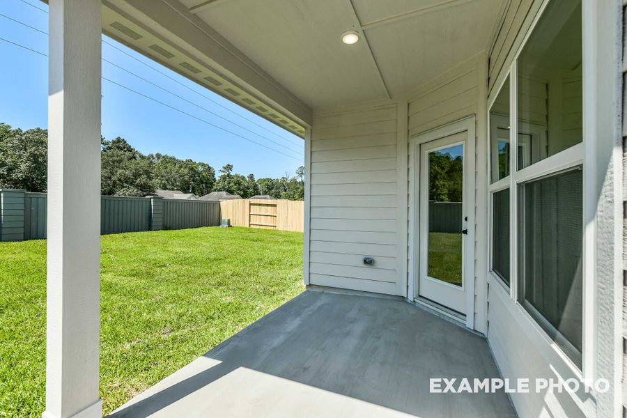 Representative exterior details of a home built from the The Daphne by Davidson Homes LLC in Sundance Cove, Crosby (Image 2).