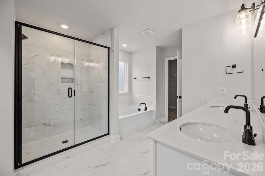 Furnished interior view inside a new home in Arbor Village, Matthews (Image 11).