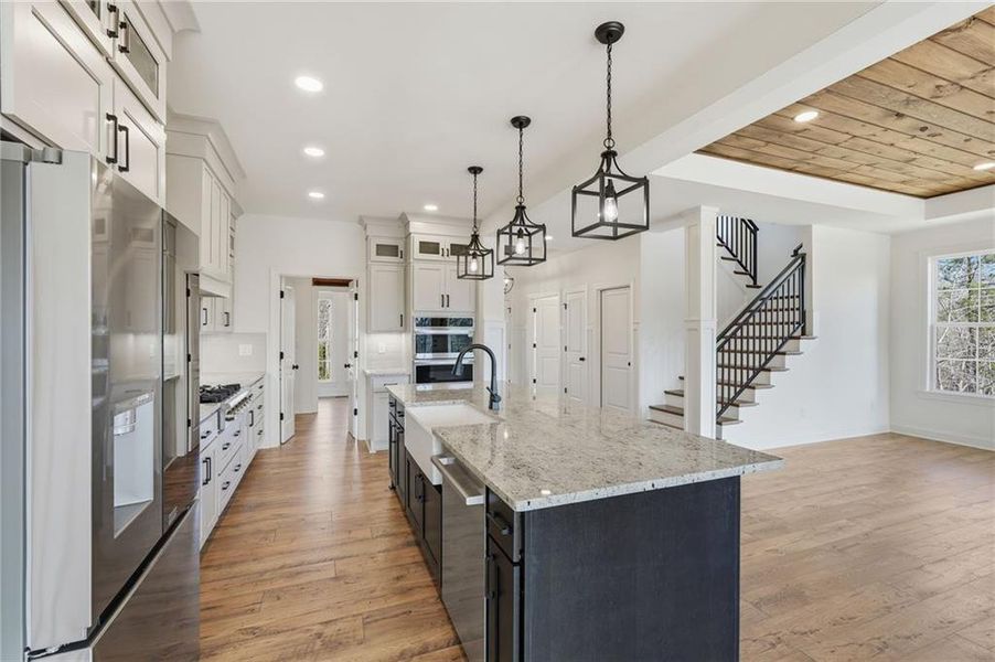 Furnished interior view inside a new home in , Dahlonega (Image 6). Furnished interior view inside a new home in , Dahlonega (Image 6).