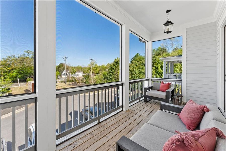 Exterior details and patio area of a home in Crossroads, Milton (Image 3).