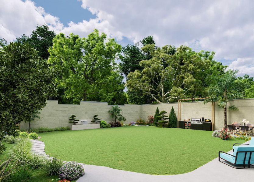 Exterior details and patio area of a home in , Houston (Image 20).