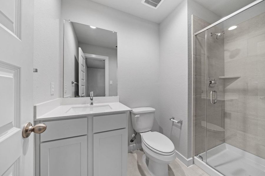 Furnished interior view inside a new home in Grand Oaks Village, Houston (Image 7).