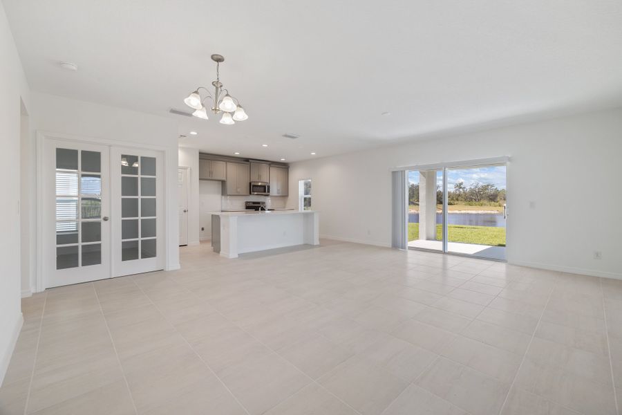 Spacious, unfurnished interior of a new home in Preservation Pointe, Davenport (Image 11).