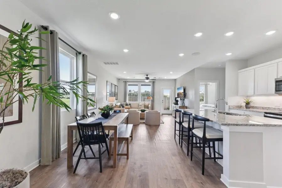 Furnished interior view inside a new home in Trinity Ranch, Elgin (Image 4).