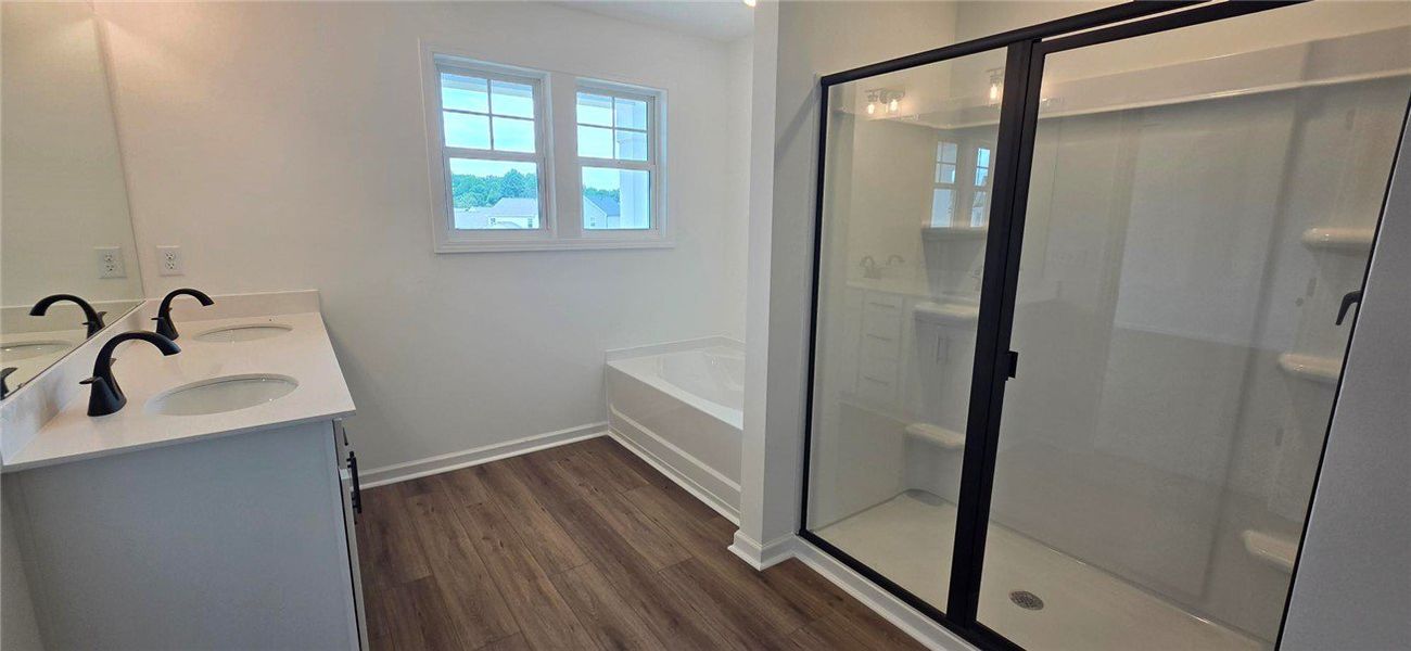 Furnished interior view inside a new home in Brownstone Park, Easley (Image 4).