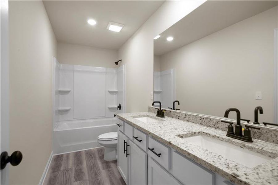 Furnished interior view inside a new home in , Buford (Image 12).