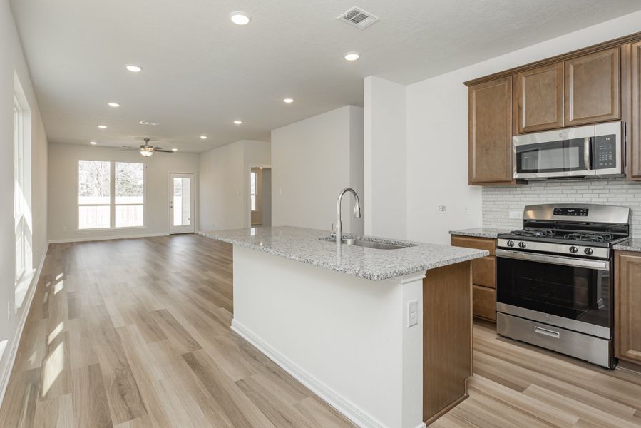 Representative furnished interior of a home built from the The 1497 by Stylecraft Builders in Hilltop Heights, Waco (Image 3).