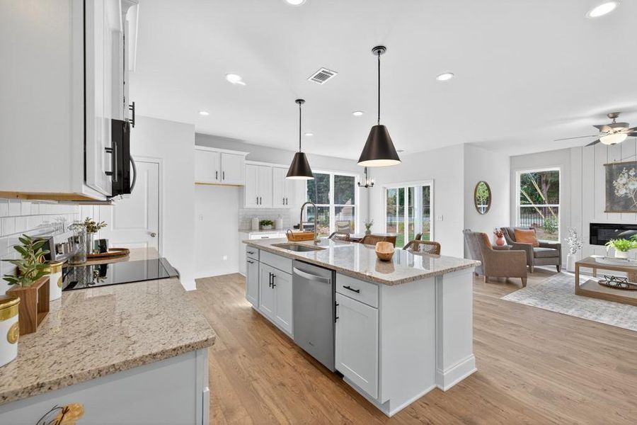 Furnished interior view inside a new home in , Jefferson (Image 15).