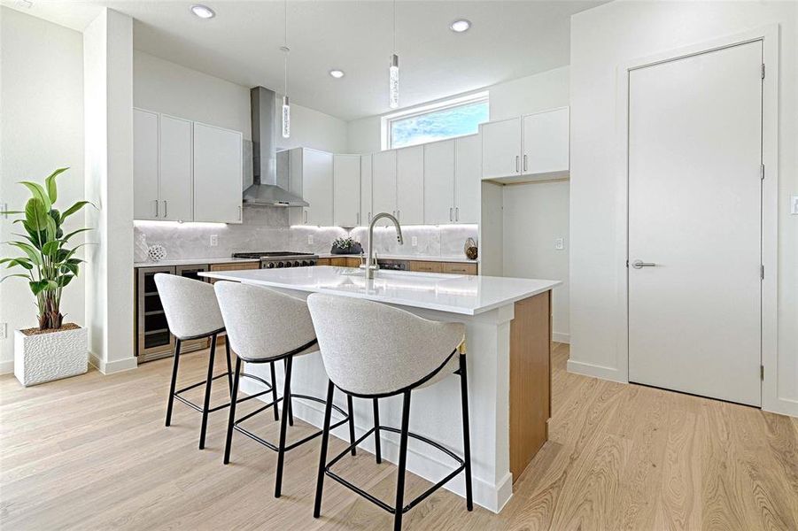 Furnished interior view inside a new home in , Dallas (Image 16).