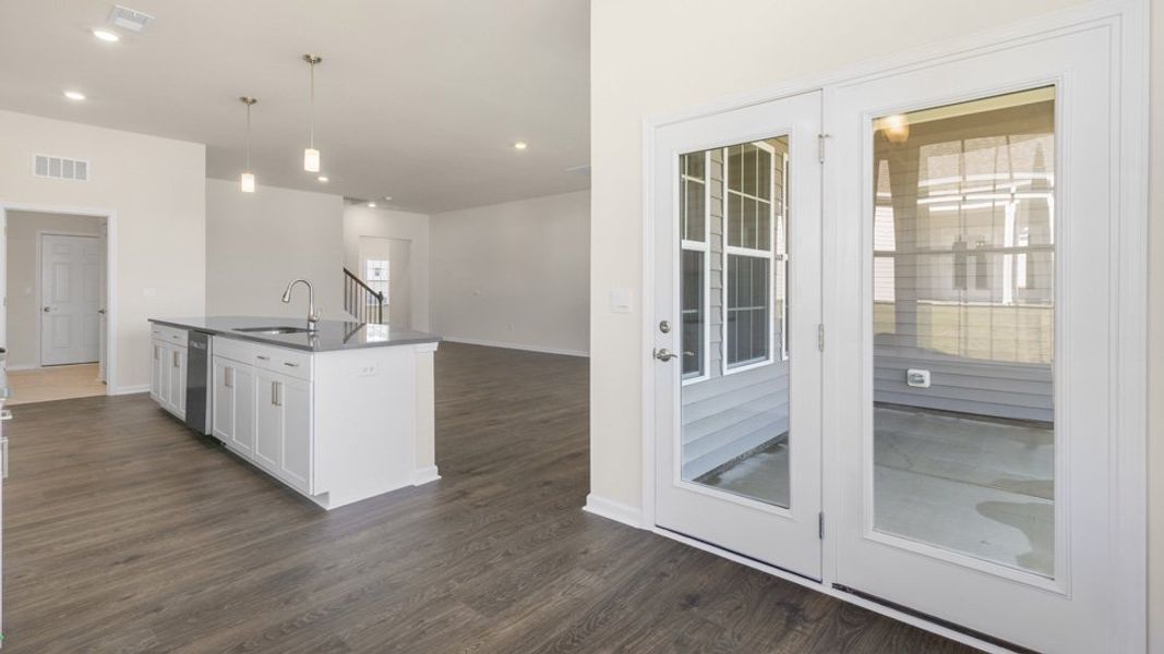 Furnished interior view inside a new home in The Villas at Martin Farms, Aberdeen (Image 9).
