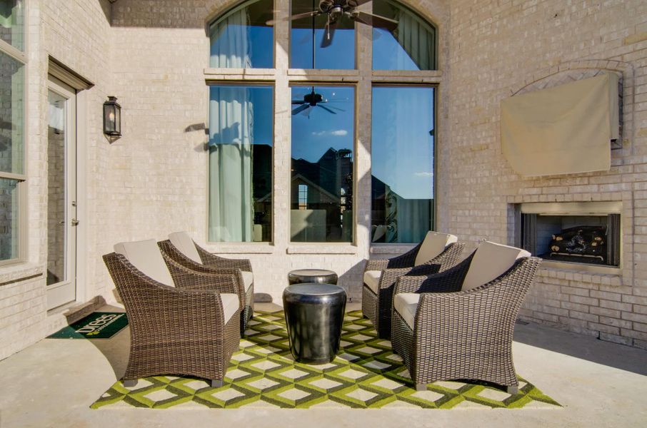 The Brinkley Outdoor Living Area