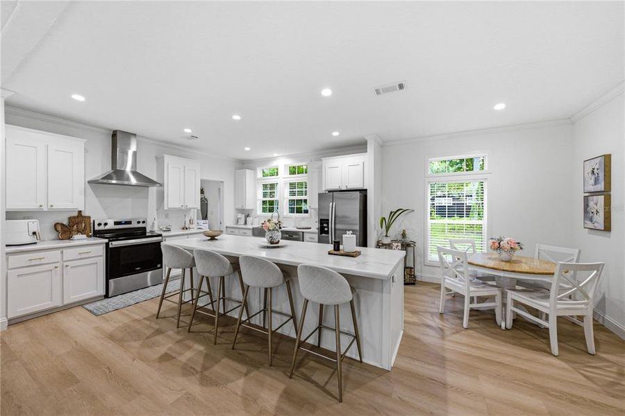 Furnished interior view inside a new home in , Webster (Image 37).