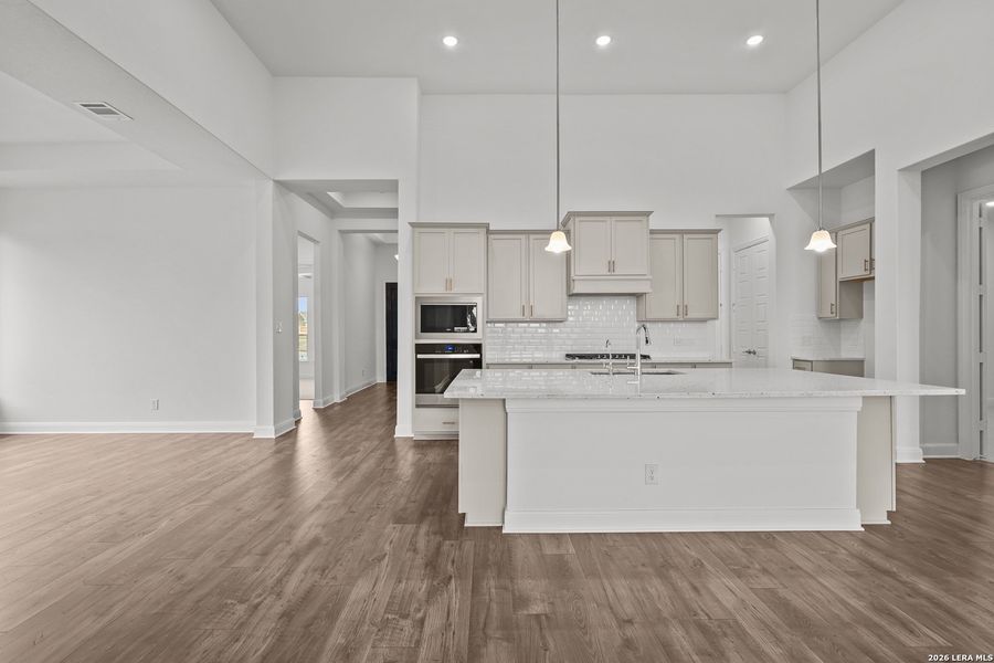 Furnished interior view inside a new home in Homestead, Schertz (Image 13). Furnished interior view inside a new home in Homestead, Schertz (Image 13).