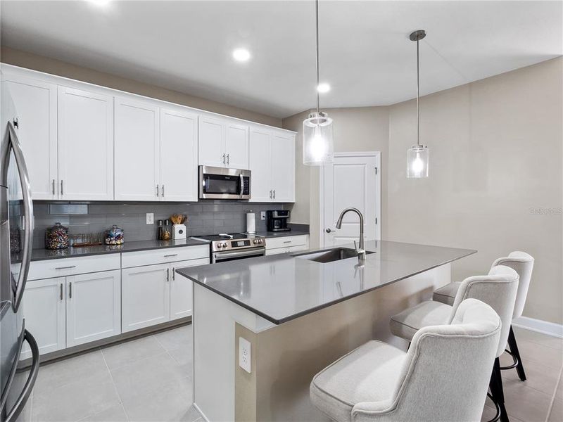 Furnished interior view inside a new home in , Davenport (Image 17).