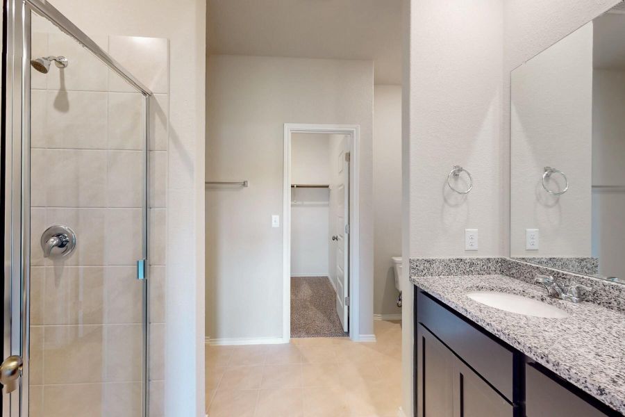 Furnished interior view inside a new home in Cascades at Onion Creek, Austin (Image 8). Furnished interior view inside a new home in Cascades at Onion Creek, Austin (Image 8).