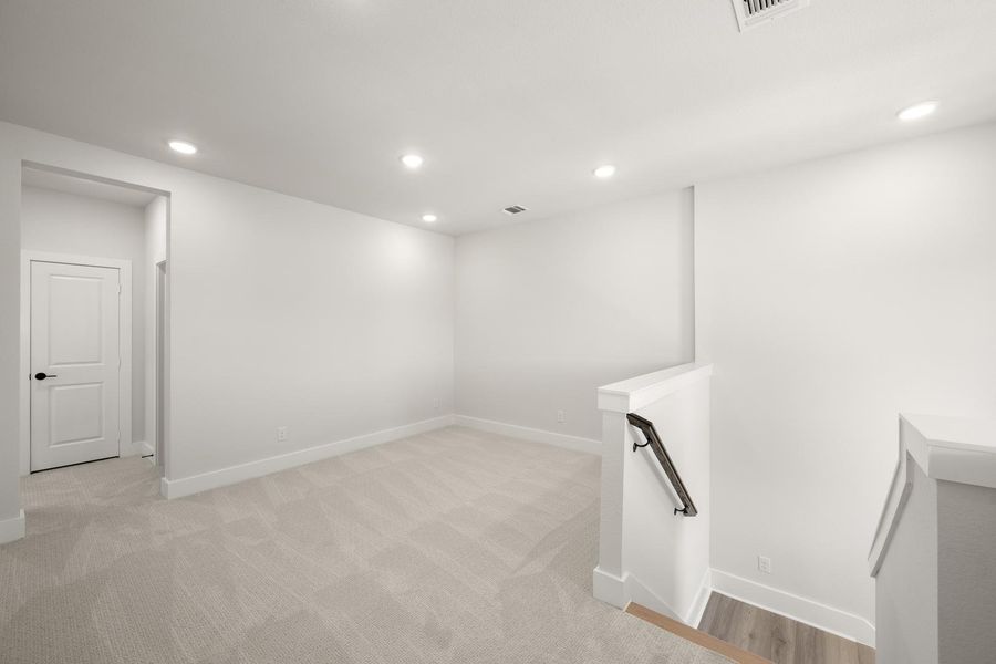 Spacious, unfurnished interior of a new home in Terrace Collection at Harvest, Argyle (Image 17).