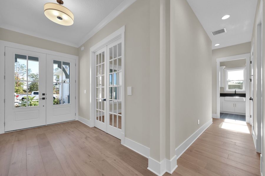 Representative unfurnished interior of a home built from the Seaside by Riverside Homes in Hidden Creek at SilverLeaf, St. Augustine (Image 86). Representative unfurnished interior of a home built from the Seaside by Riverside Homes in Hidden Creek at SilverLeaf, St. Augustine (Image 86).