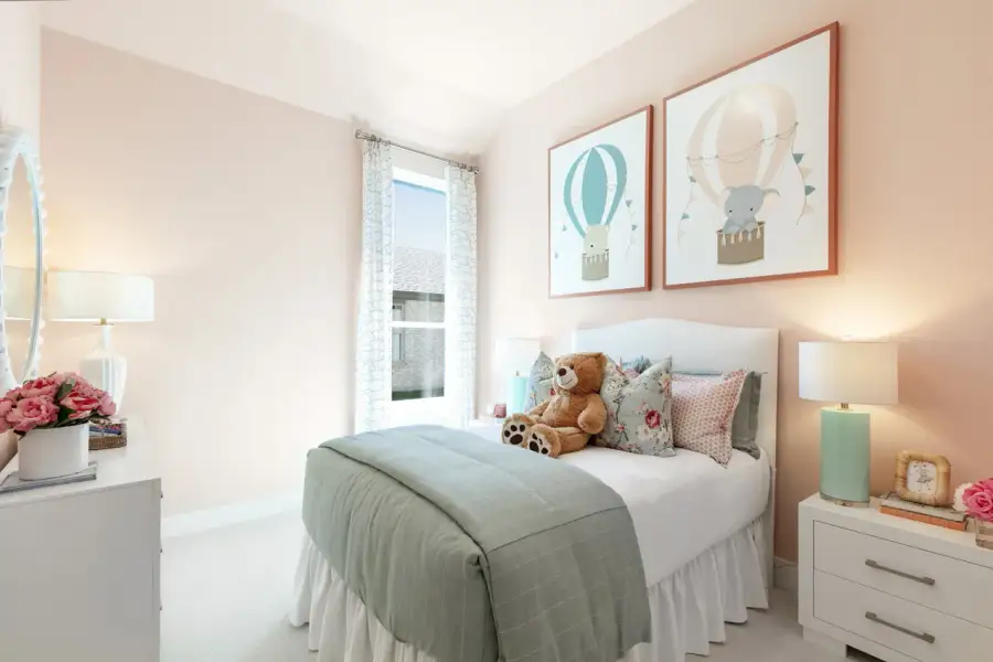 Representative Secondary Bedroom - some options shown