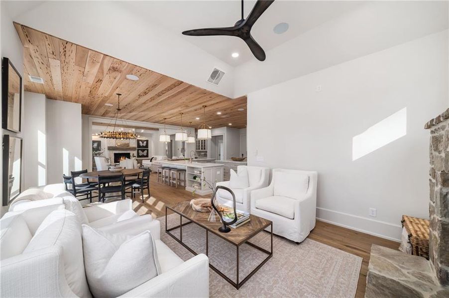 Furnished interior view inside a new home in , Alpharetta (Image 18).