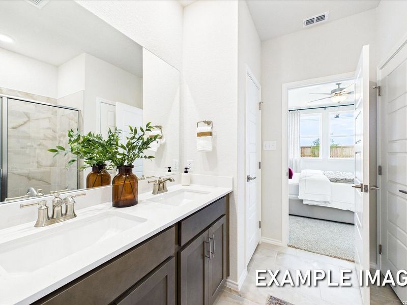 Furnished interior view inside a new home in Agave, San Antonio (Image 38).