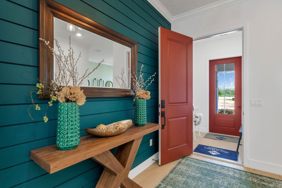 Representative furnished interior of a home built from the Eliot by Rockwell Homes in Northlake At Ovation, Winter Garden (Image 9).