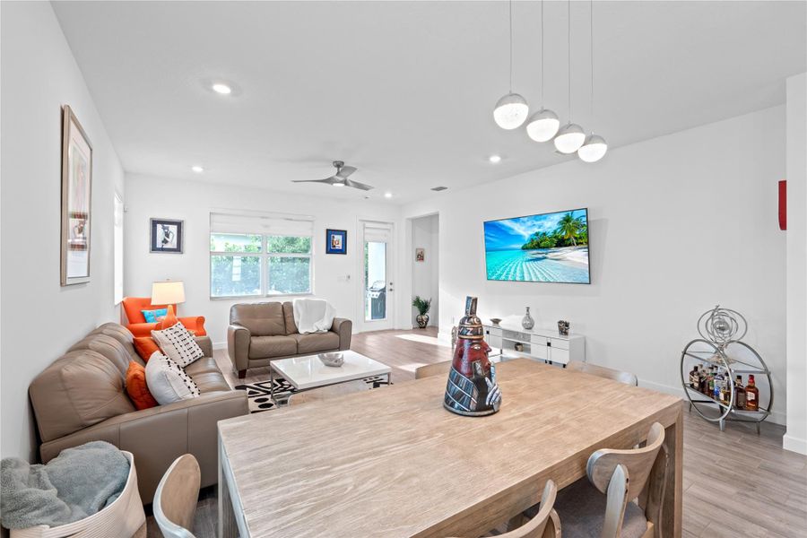 Furnished interior view inside a new home in Delray Trails: The Woods, Delray Beach (Image 9). Furnished interior view inside a new home in Delray Trails: The Woods, Delray Beach (Image 9).