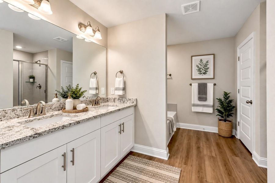 Furnished interior view inside a new home in Lago Mar, Texas City (Image 14).