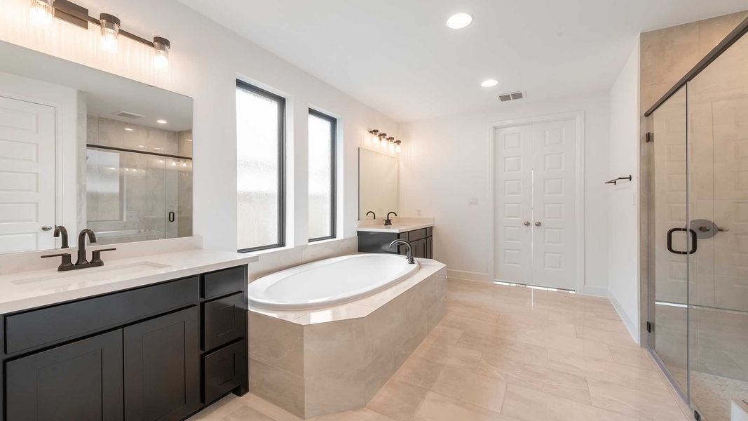 Furnished interior view inside a new home in Cambridge Crossing, Celina (Image 13).