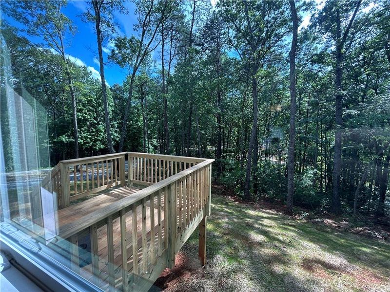 Exterior details and patio area of a home in , Dawsonville (Image 27).