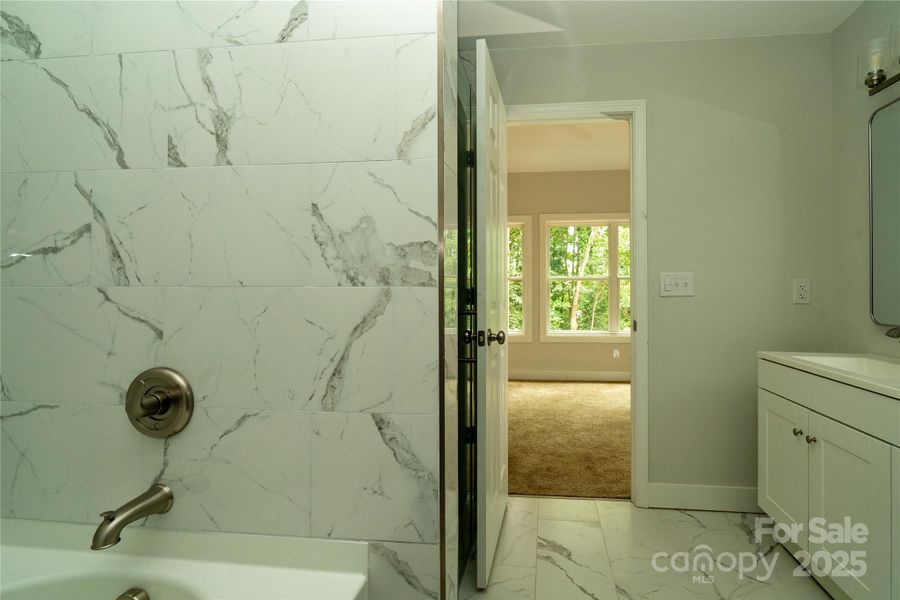 Furnished interior view inside a new home in , Hickory (Image 5).