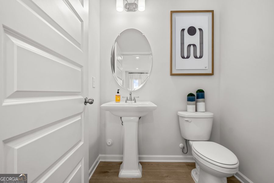 Furnished interior view inside a new home in Cobblestone Crossing Commons, Warner Robins (Image 24).