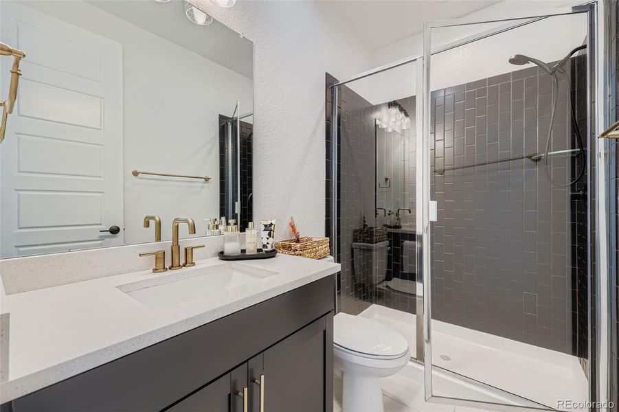 Furnished interior view inside a new home in , Castle Pines (Image 9).