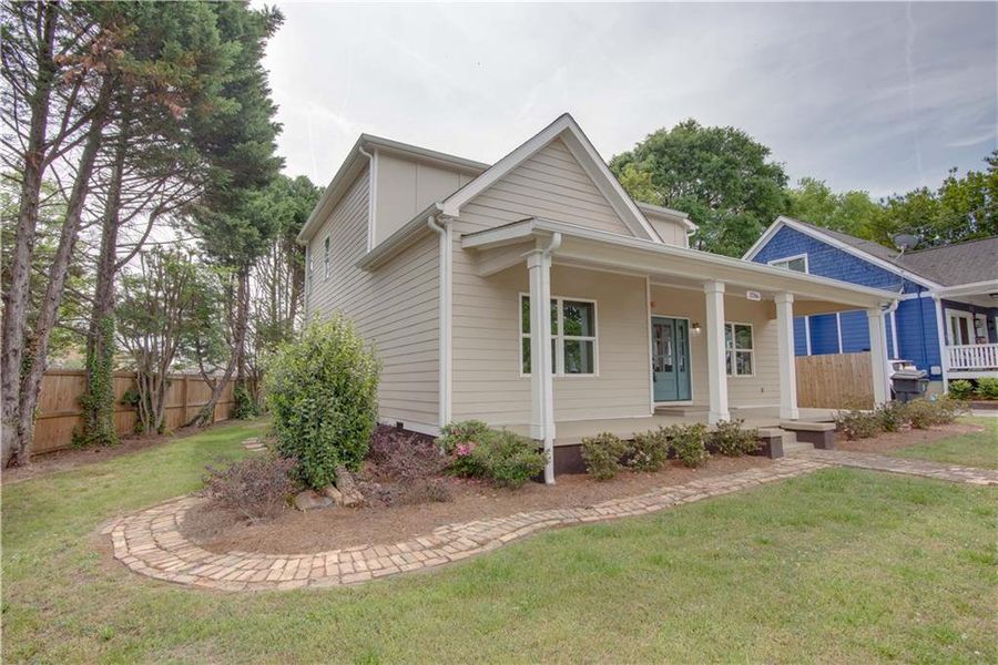 Exterior details and patio area of a home in , East Point (Image 23).