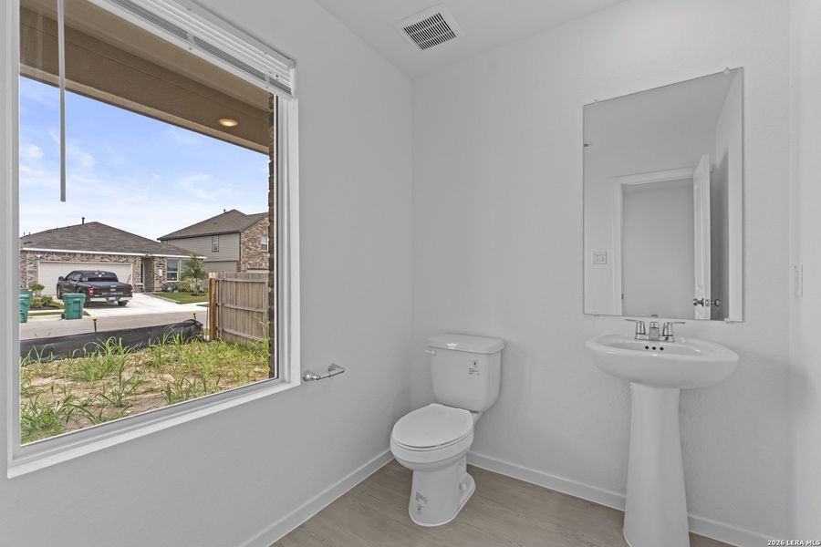 Furnished interior view inside a new home in Hightop Ridge, Converse (Image 10).