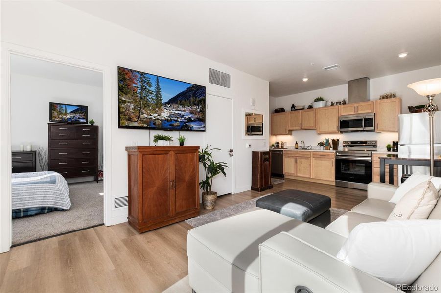 Furnished interior view inside a new home in , Denver (Image 19).