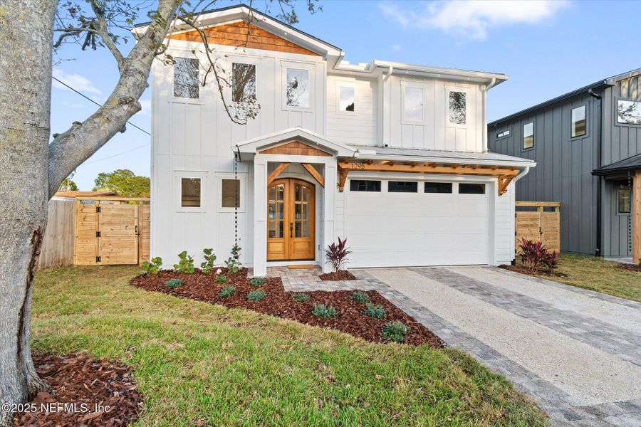 Exterior details and patio area of a home in , Jacksonville Beach (Image 21). Exterior details and patio area of a home in , Jacksonville Beach (Image 21).