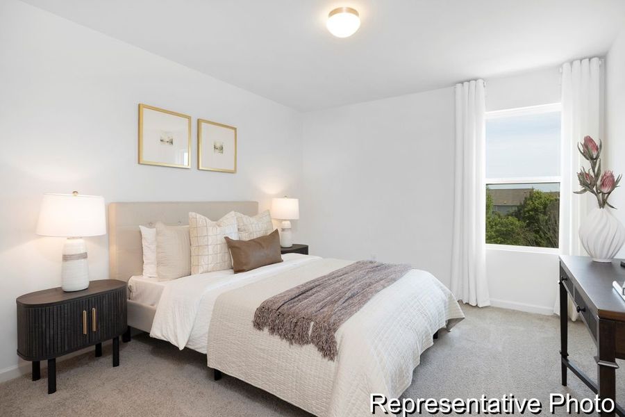 Furnished interior view inside a new home in Wheatfield Estates, Statesville (Image 21).