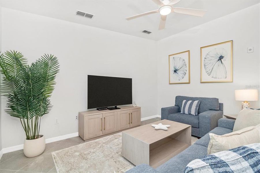 Furnished interior view inside a new home in , Venice (Image 34).